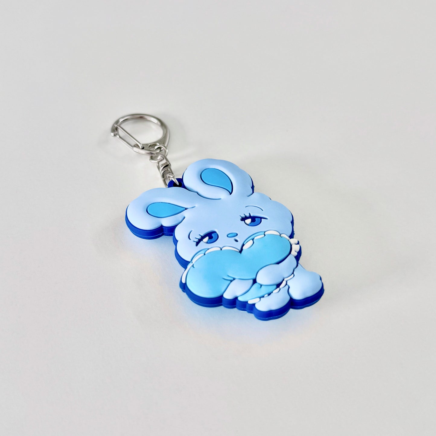 Blue Cherry Keychain