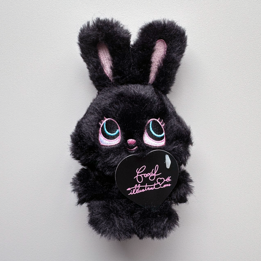 BLACK BUNNY Keychain