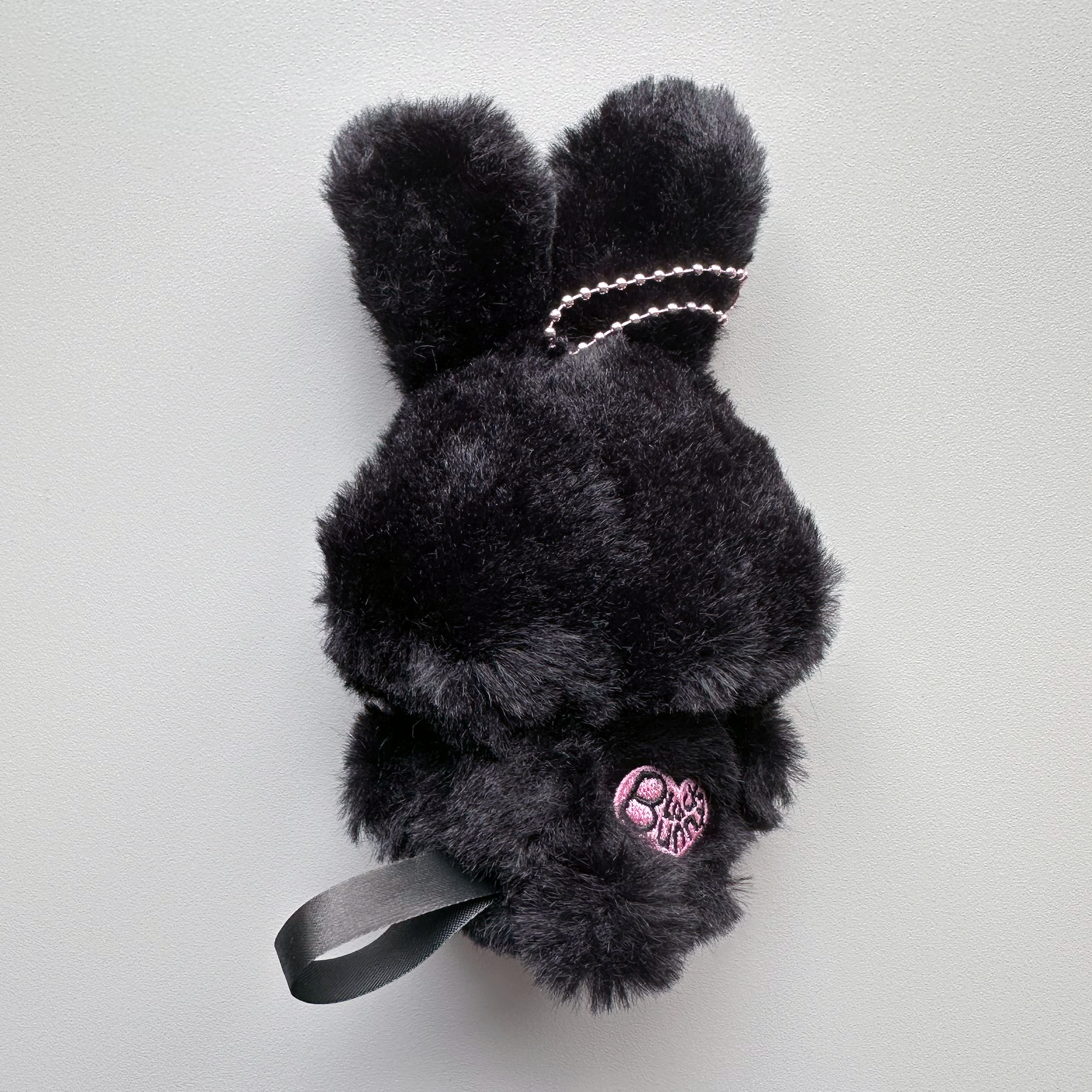 BLACK BUNNY Keychain – foxy illustrations online BLACK BUNNY Keychain – foxy illustrations online