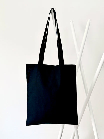 Black Bunny Tote Bag