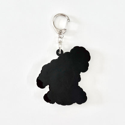 3 Bunnies Keychain
