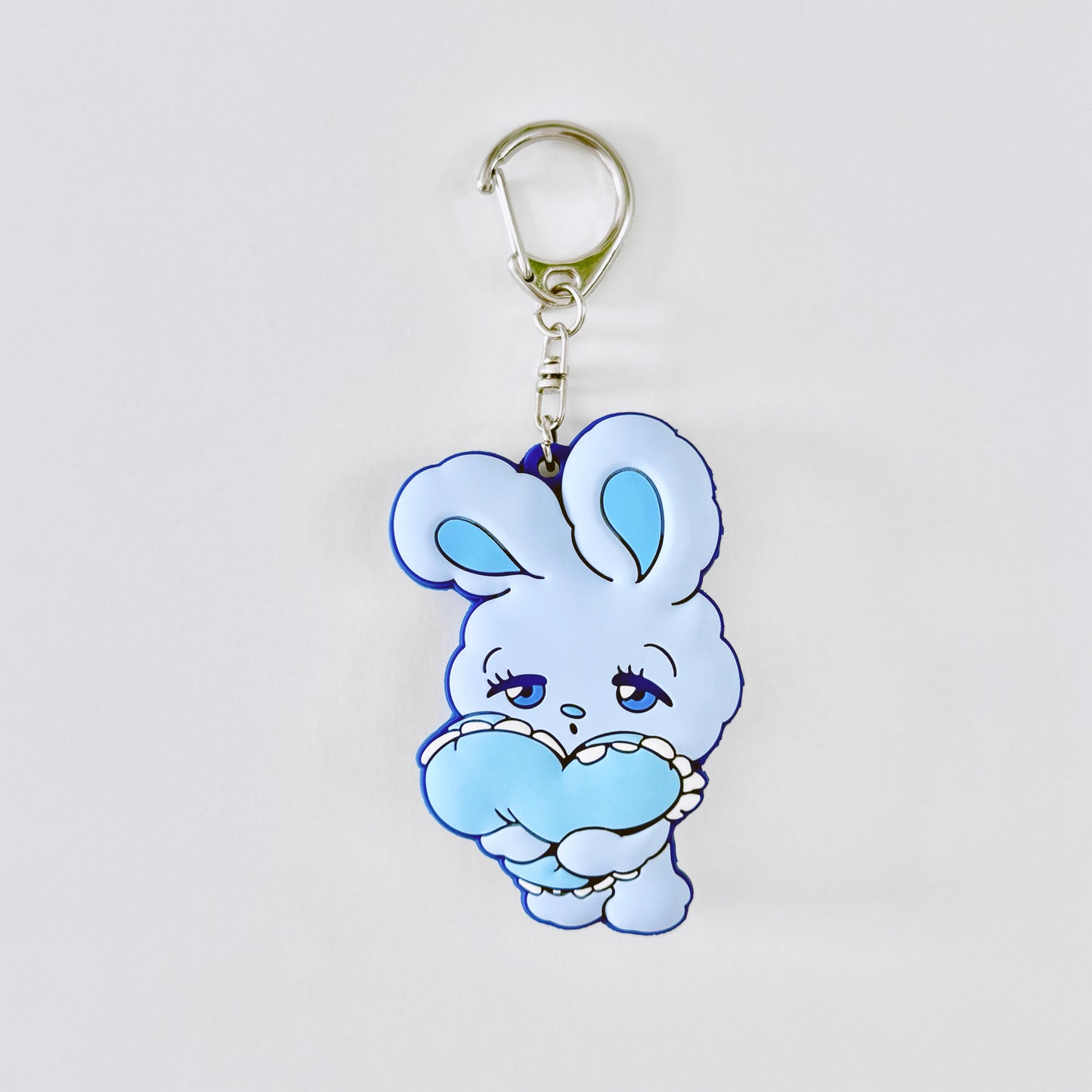 Blue Cherry Keychain