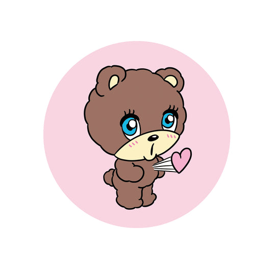 DOKIDOKI BEAR Pin Button(56㎜)