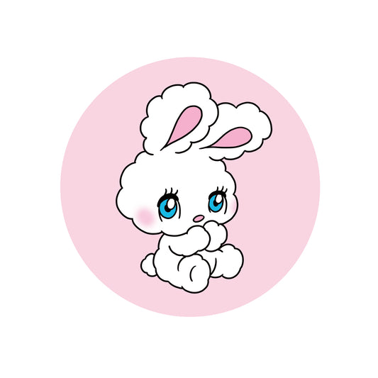 SHY BUNNY Pin Button(56㎜)