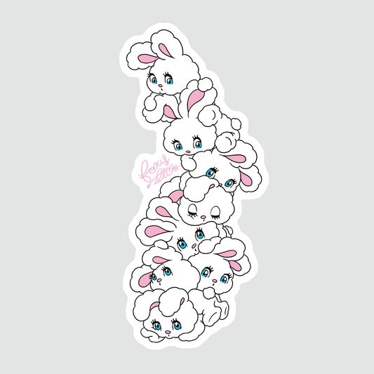 Stackable BUNNIES Sticker(BIG)